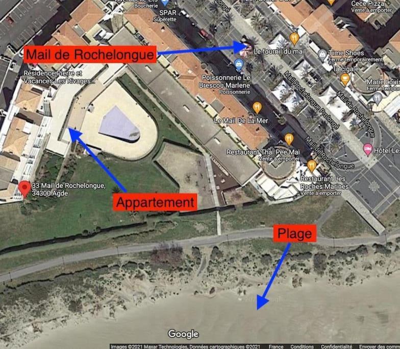 Les Rivages De Rochelongues, T3, Piscine, Clim, Parking Διαμέρισμα Agde Εξωτερικό φωτογραφία